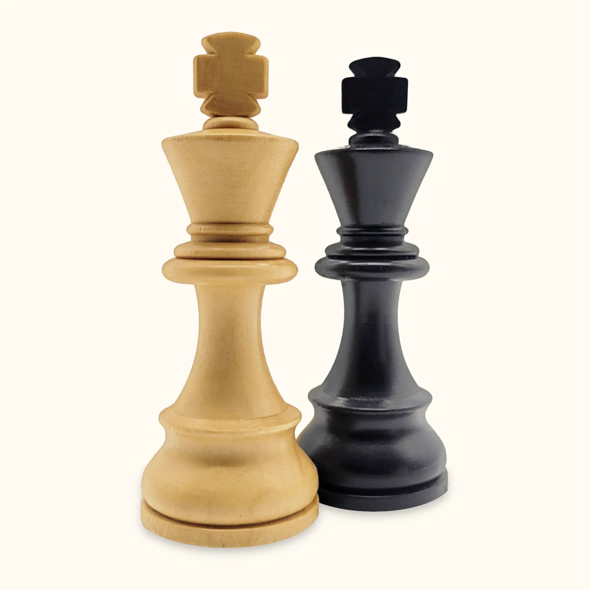 Chess pieces French Staunton ebonized king