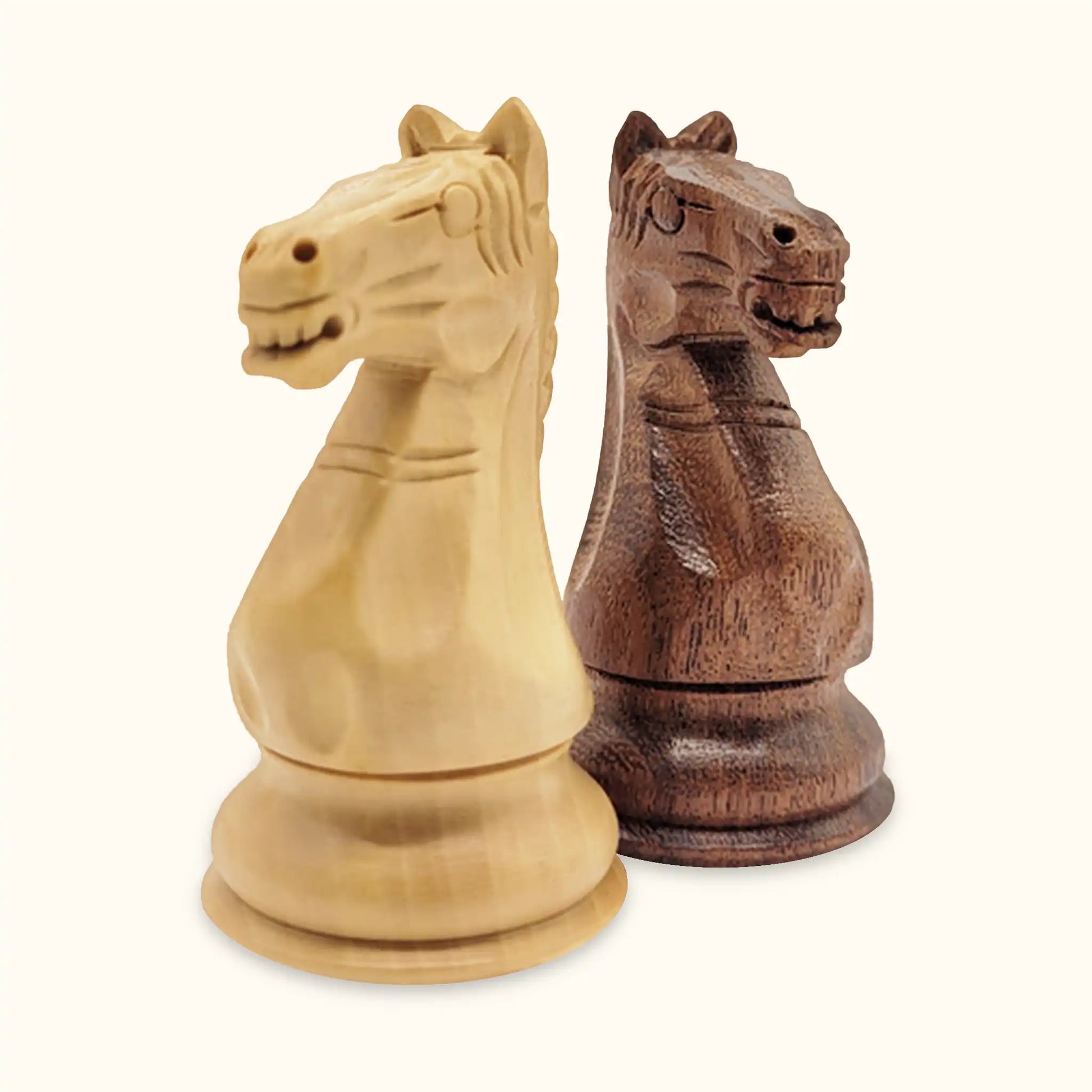 Chess pieces Supreme acacia knight