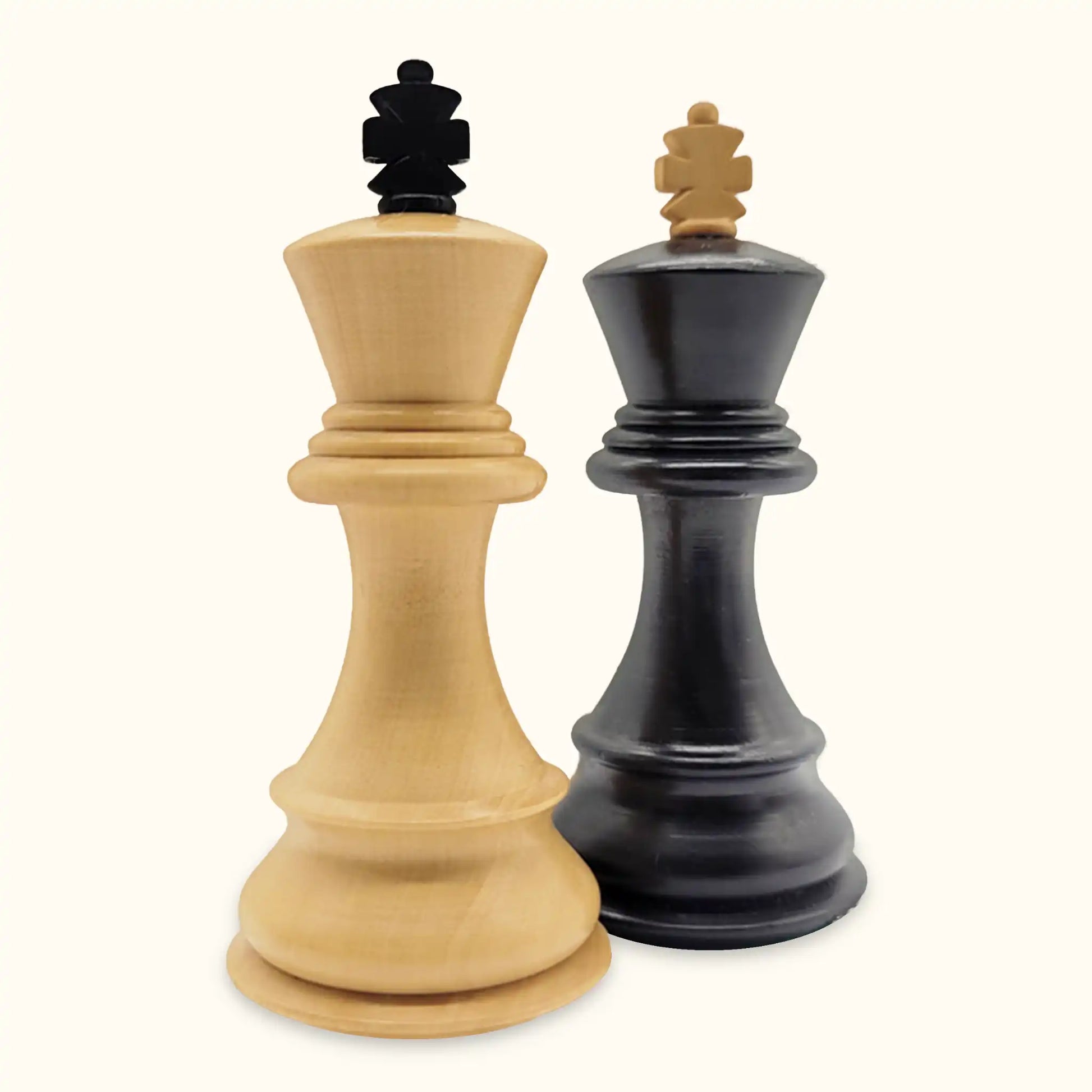 Chess pieces Zagreb ebonized king